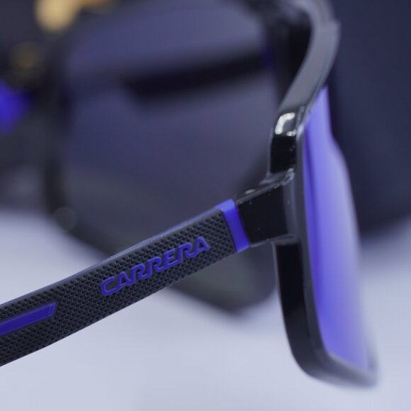 CARRERA 4017/S 0D51 Z0 Shield Sunglasses - Black/Blue Mirror main image 3